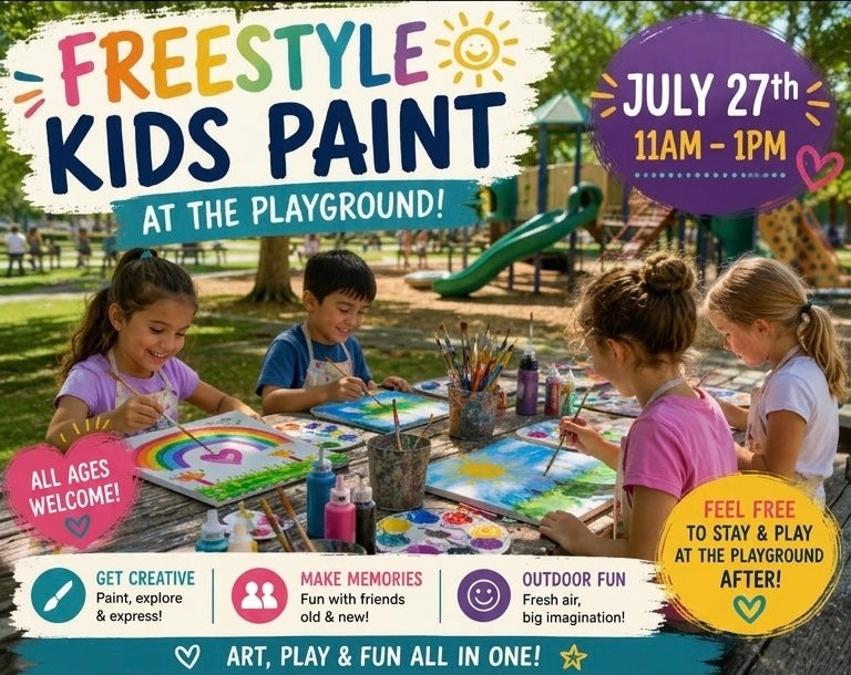 7/27 Kids Paint Your Pet at the Park